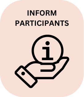 Inform participants icon